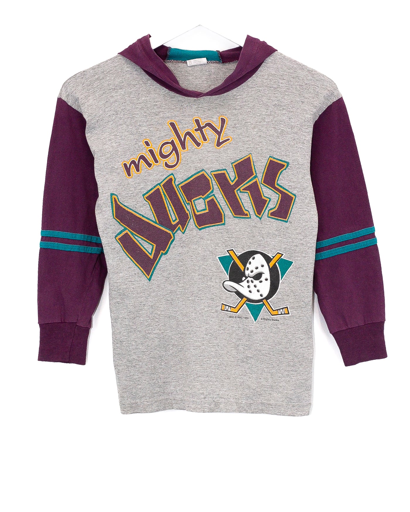 Vintage 1994 hot All Over Print Mighty Ducks Shirt