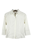 Vintage Burberry 00's Women's Button-Up Top (M)