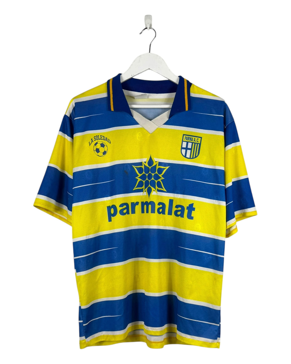 Maillot De Football Vintage Parma Calcio - Errea - Années 90 - Maillot Extérieur Ou Domicile