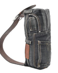 Upcycled SRV Denim Belt Bag