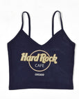 SRV Upcycled “Hard Rock” Singlet Top (S)