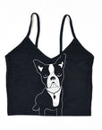 SRV Upcycled “Pug” Singlet Top (XS)