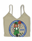 SRV Upcycled “St. Patricks Day 06” Singlet Top (S)