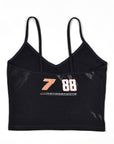 SRV Upcycled “JR Motorsport” Singlet Top (S)