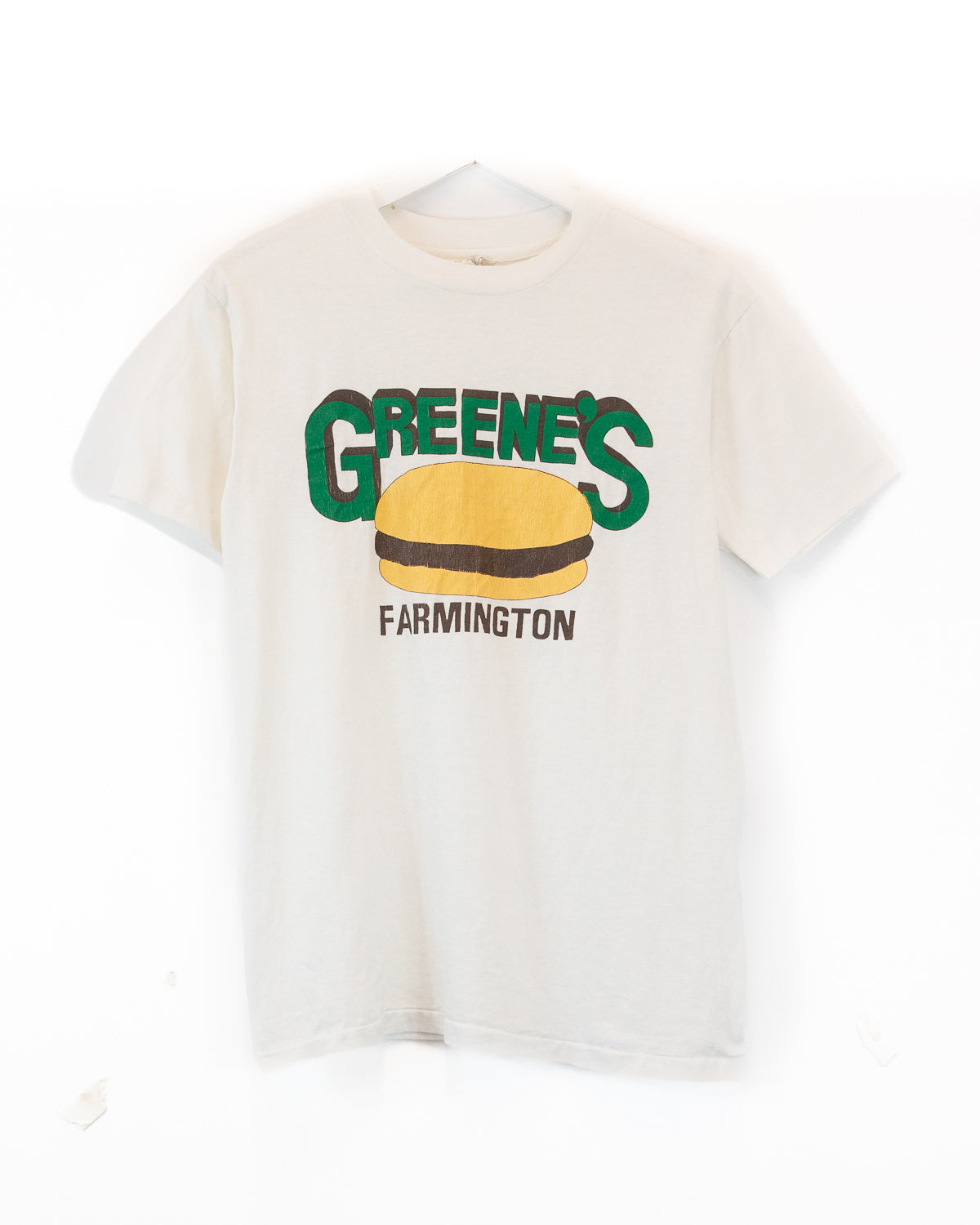 Vintage graphic Burger 80's T-shirt (L)