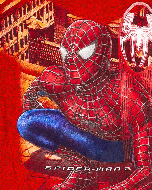 Vintage Spiderman &#39;04 Women&#39;s Baby Top (L/XL)
