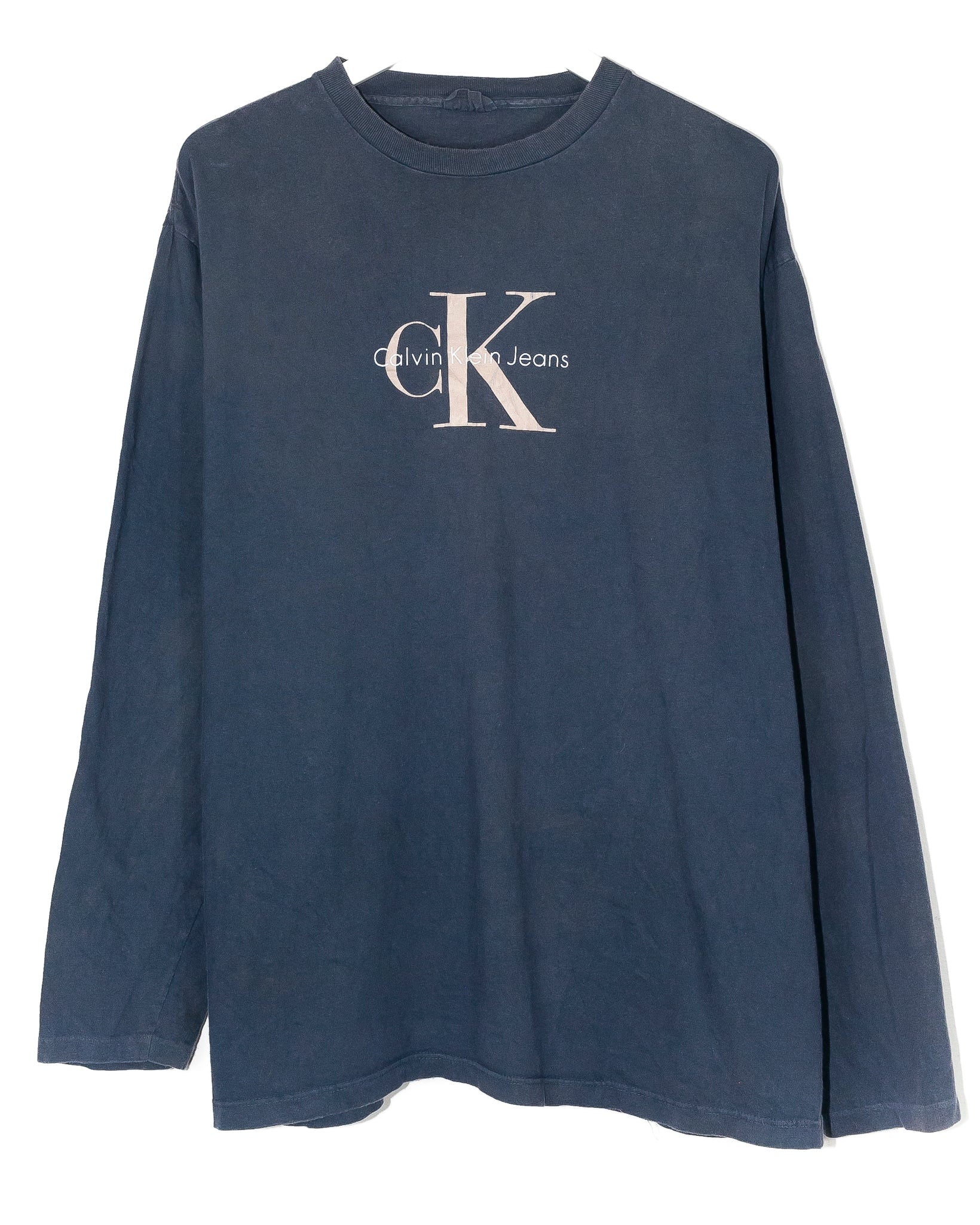 Vintage Celvin Klein Long Sleeve T-Shirt (XL)