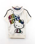 Vintage Hello Kitty 00’s Short-Sleeve Hoodie Jumper (L)