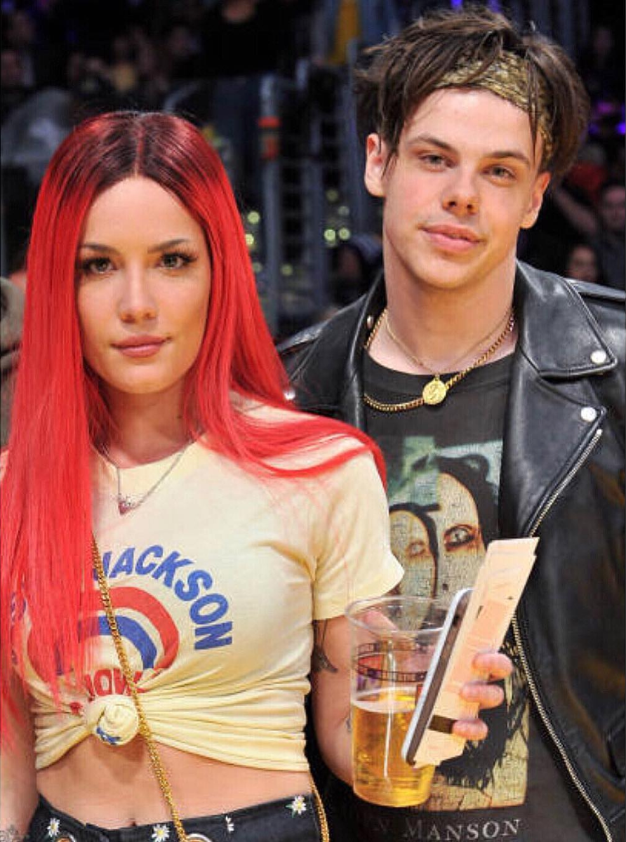 Halsey and Yungblud in 80s and 90s tees from Storeroom Vintage
