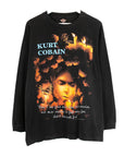 Vintage Nirvana Kurt Cobain '96 Long Sleeve T-Shirt (L/XL)