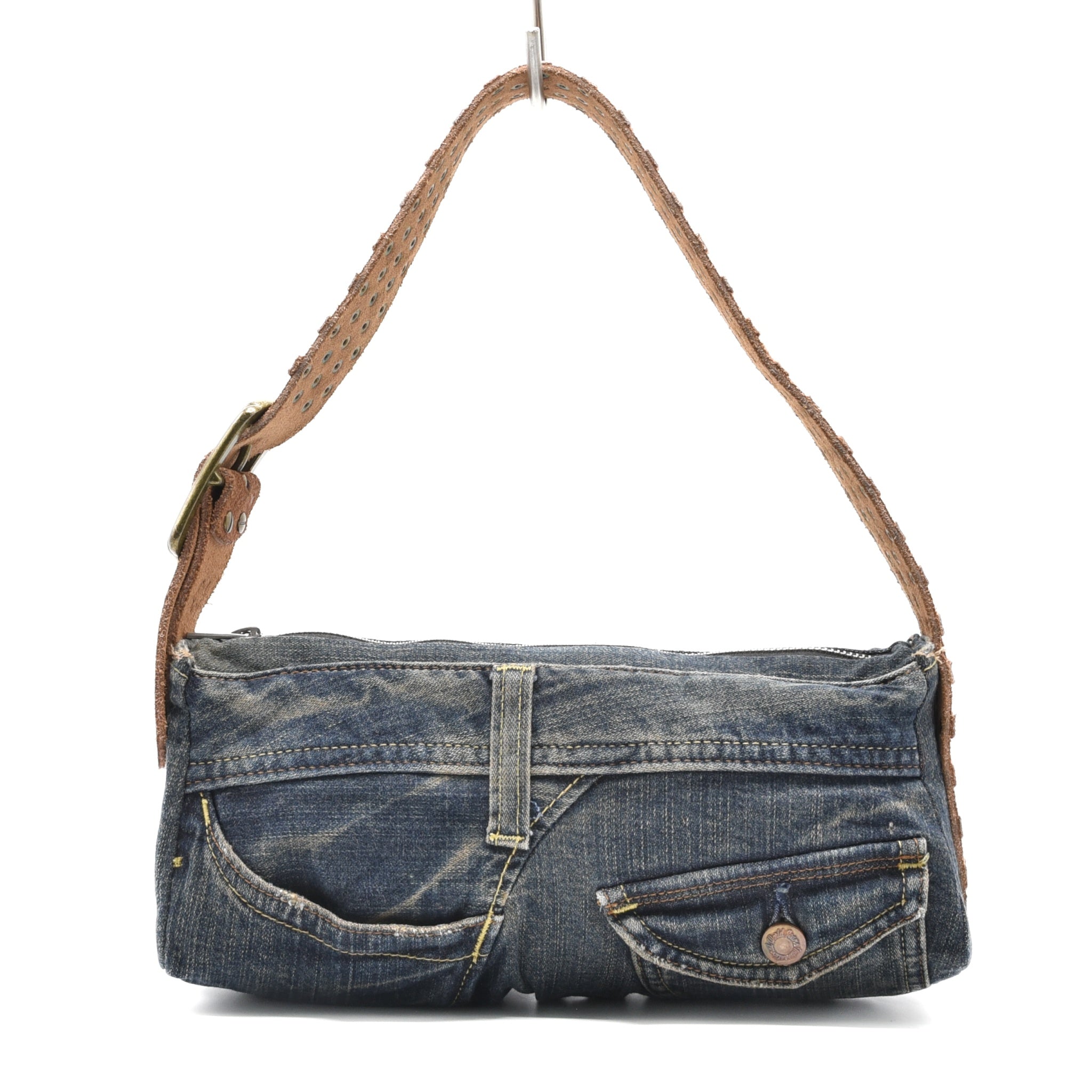 Upcycled SRV Denim Belt Bag