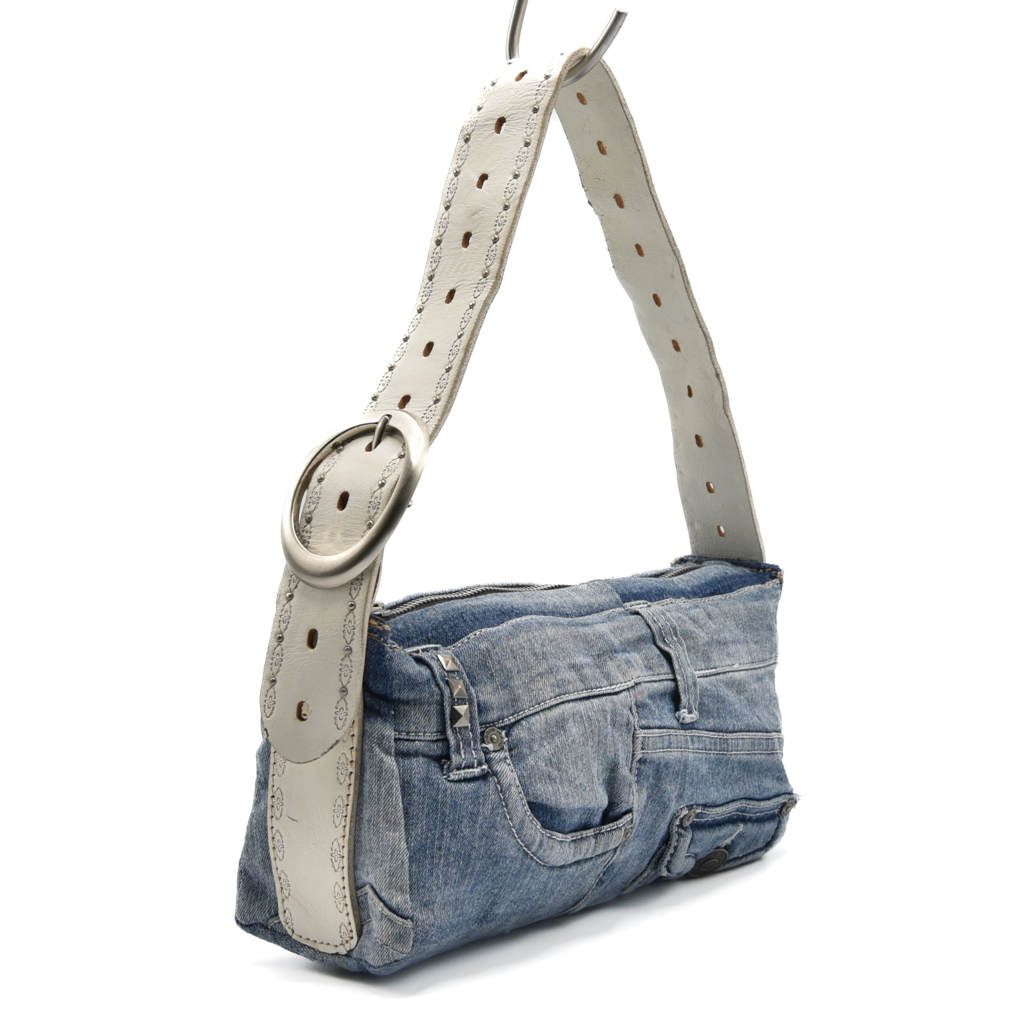 Upcycled SRV Denim Belt Bag