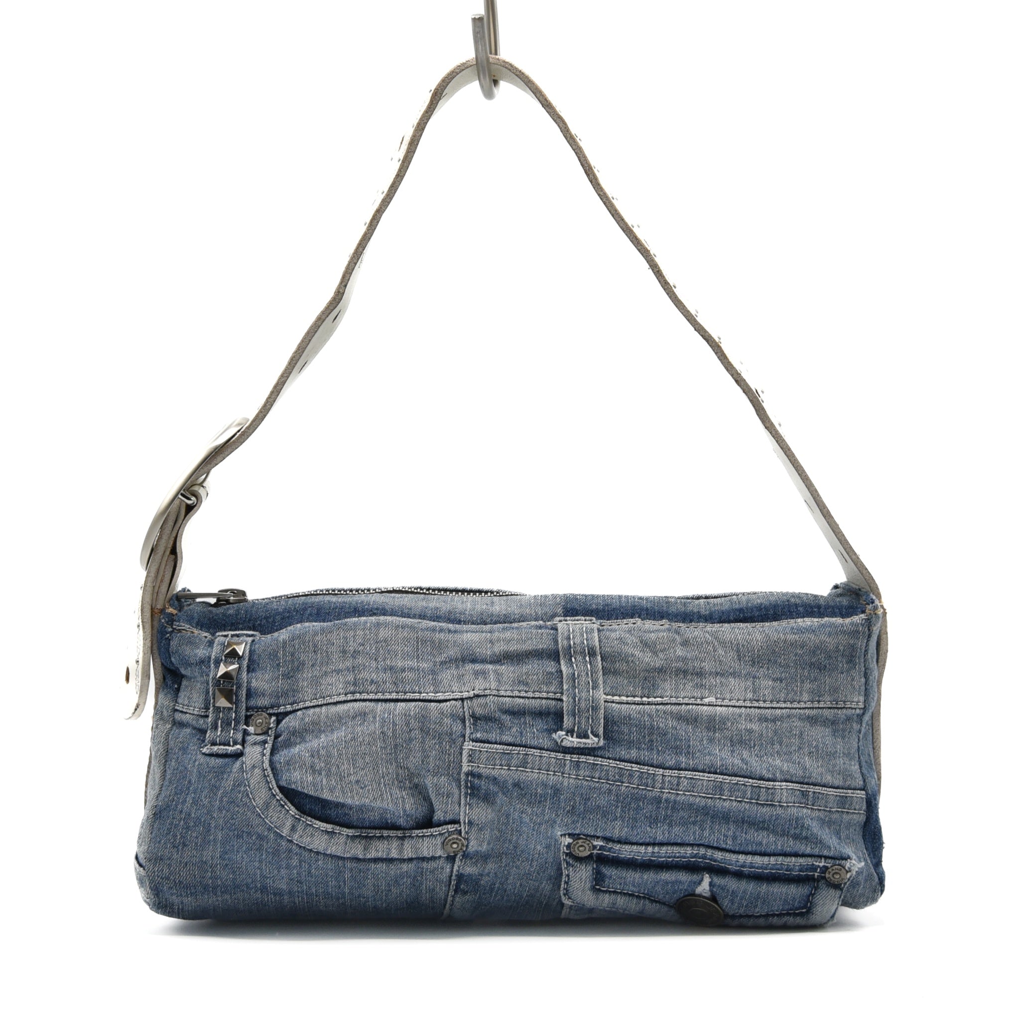 Upcycled SRV Denim Belt Bag
