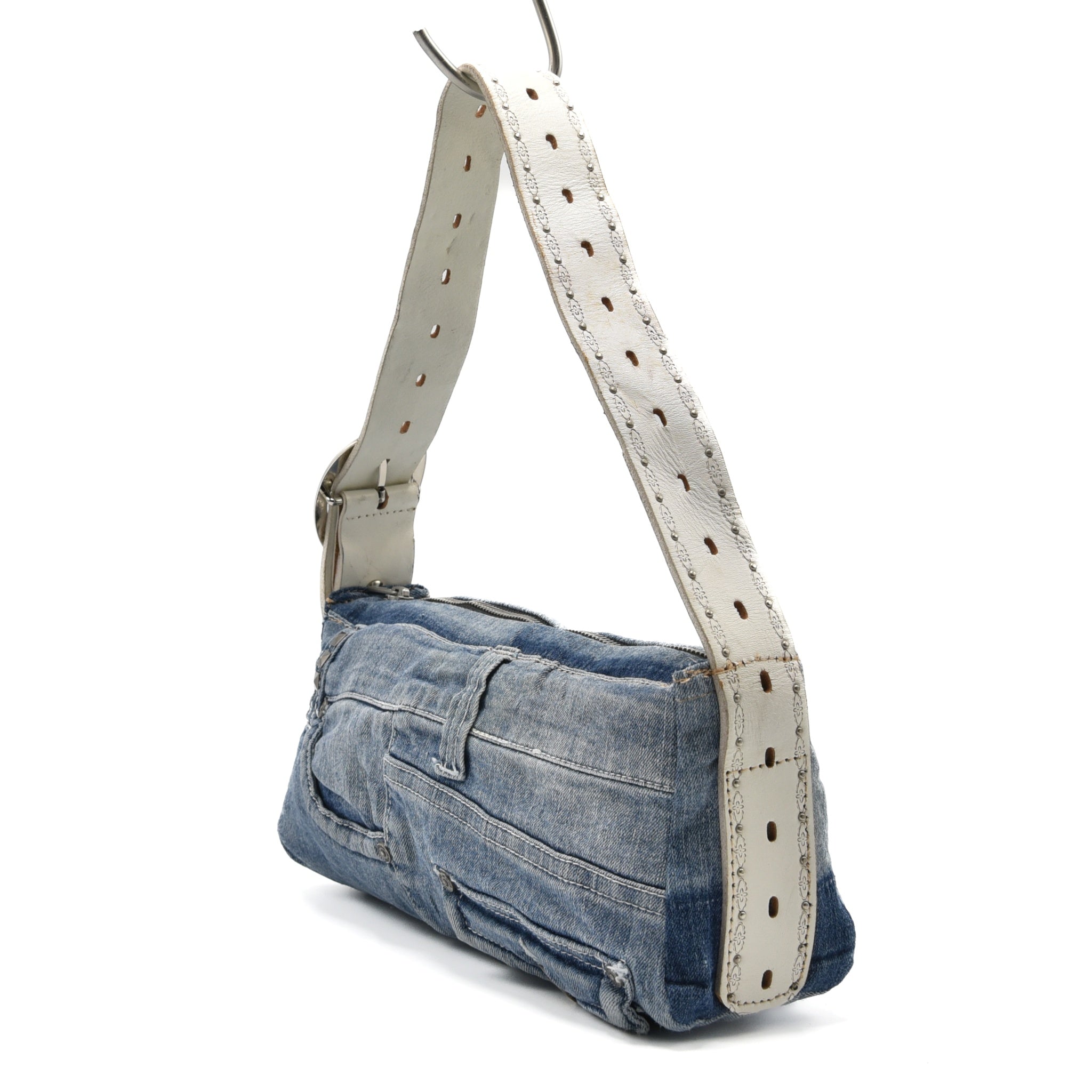 Upcycled SRV Denim Belt Bag