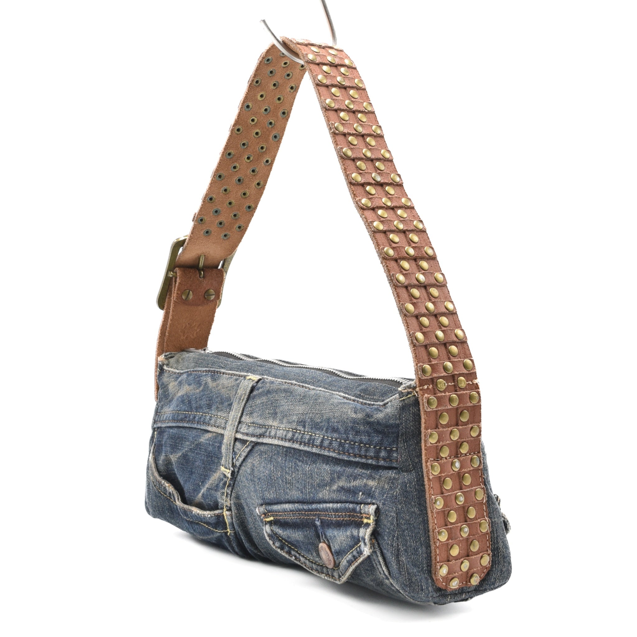 Upcycled SRV Denim Belt Bag