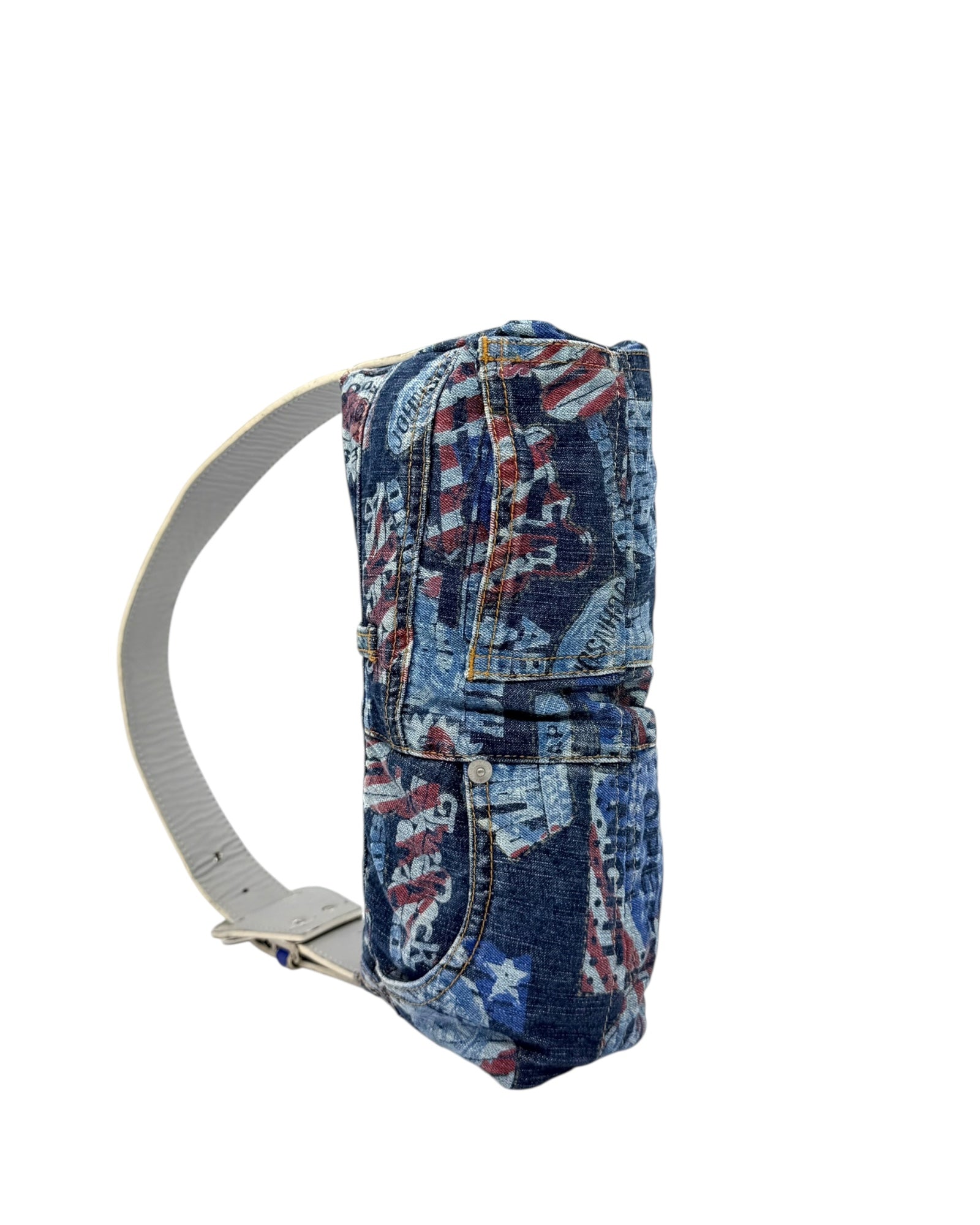 Upcycled SRV Denim Belt Bag