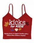 SRV Upcycled “Kicks for Kids” Singlet Top (S)