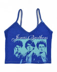 SRV Upcycled “Jonas Brothers” Singlet Top (XS)