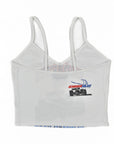 SRV Upcycled “Racing” Singlet Top (S)