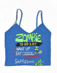 SRV Upcycled “Zombie” Singlet Top (M)
