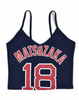 SRV Upcycled “Red Sox” Singlet Top (S)