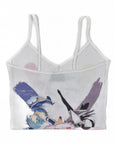 SRV Upcycled “Anime” Singlet Top (S)