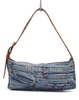 Upcycled SRV Denim Belt Bag