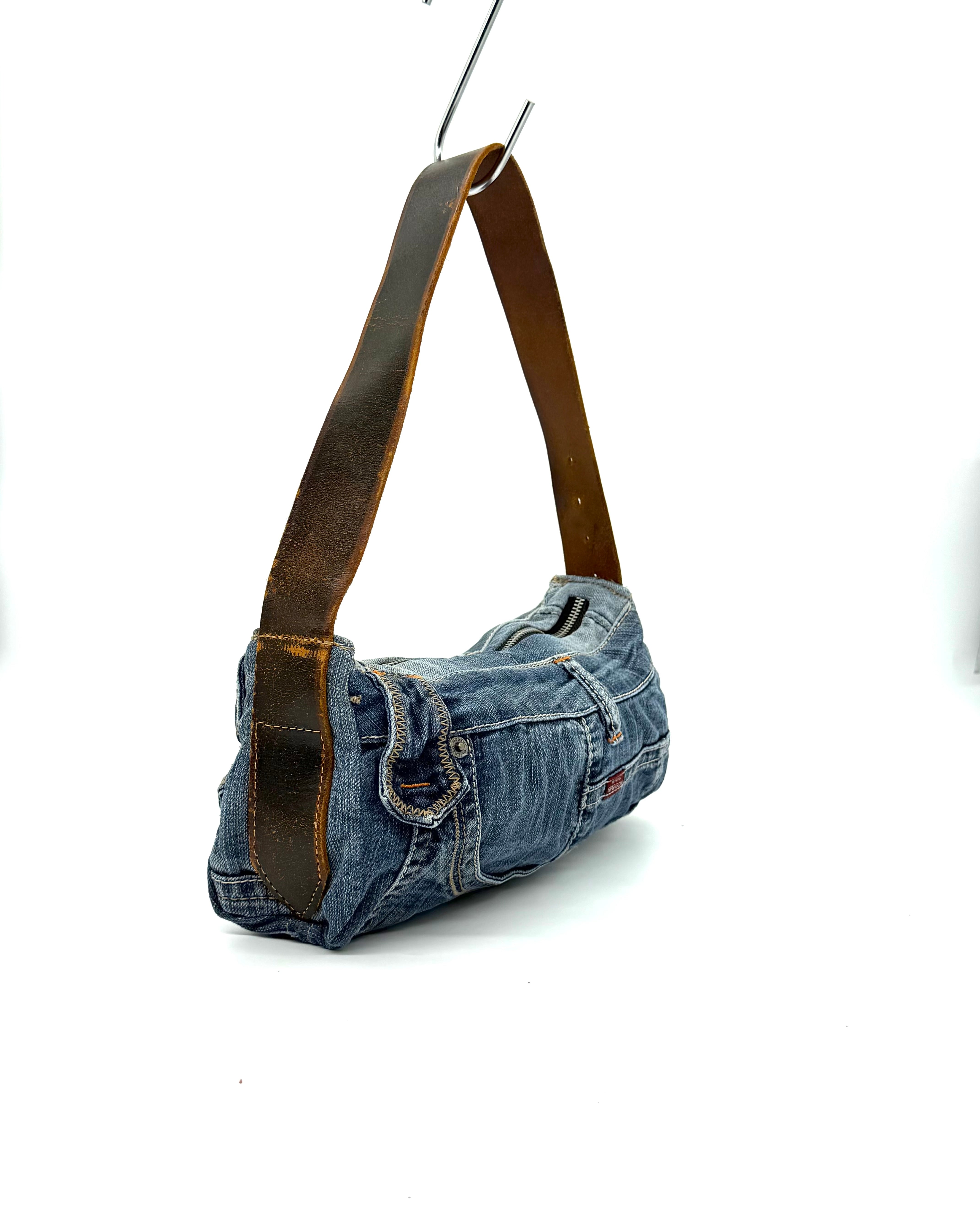 Upcycled SRV Denim Belt Bag