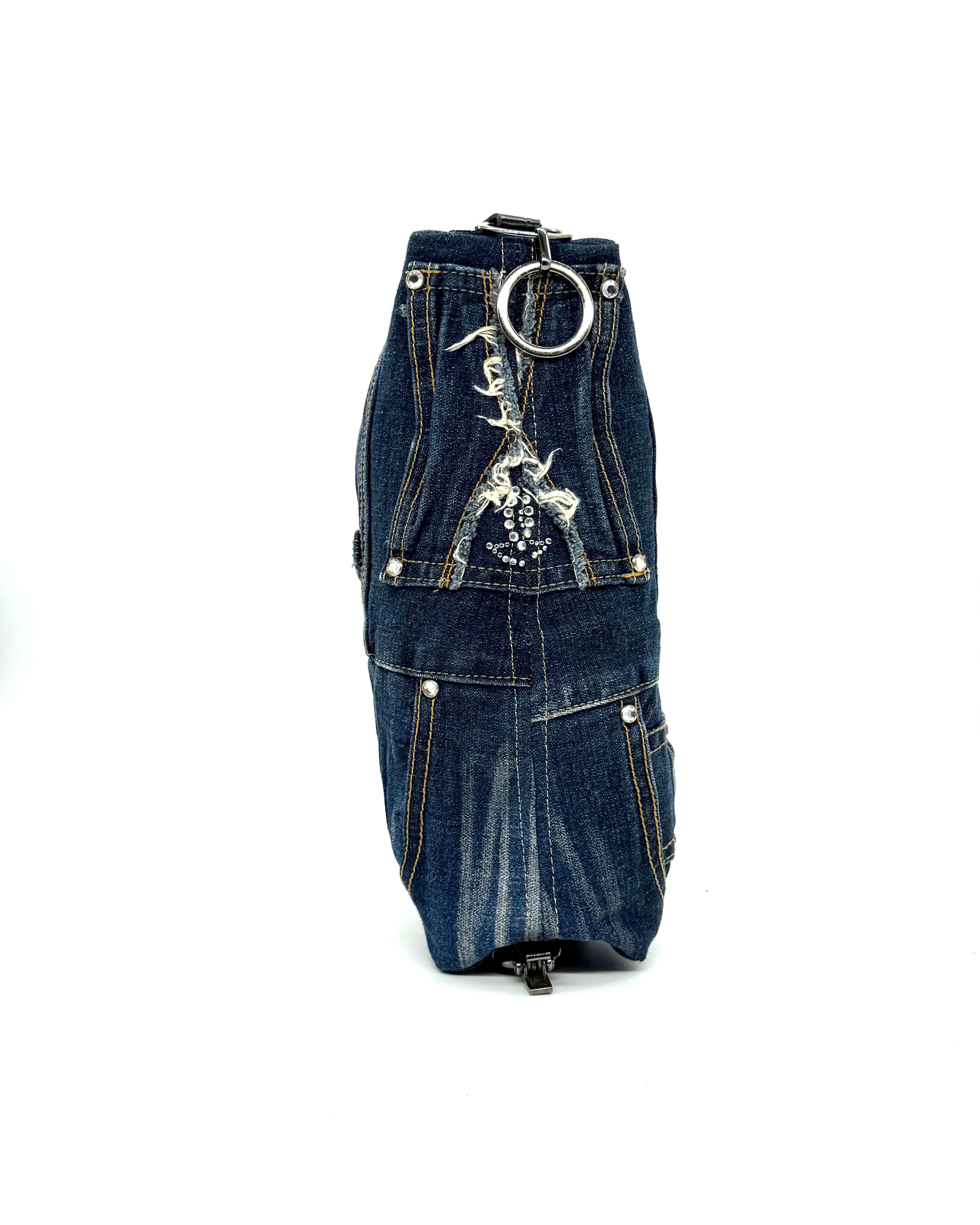 Upcycled SRV Denim Belt Bag