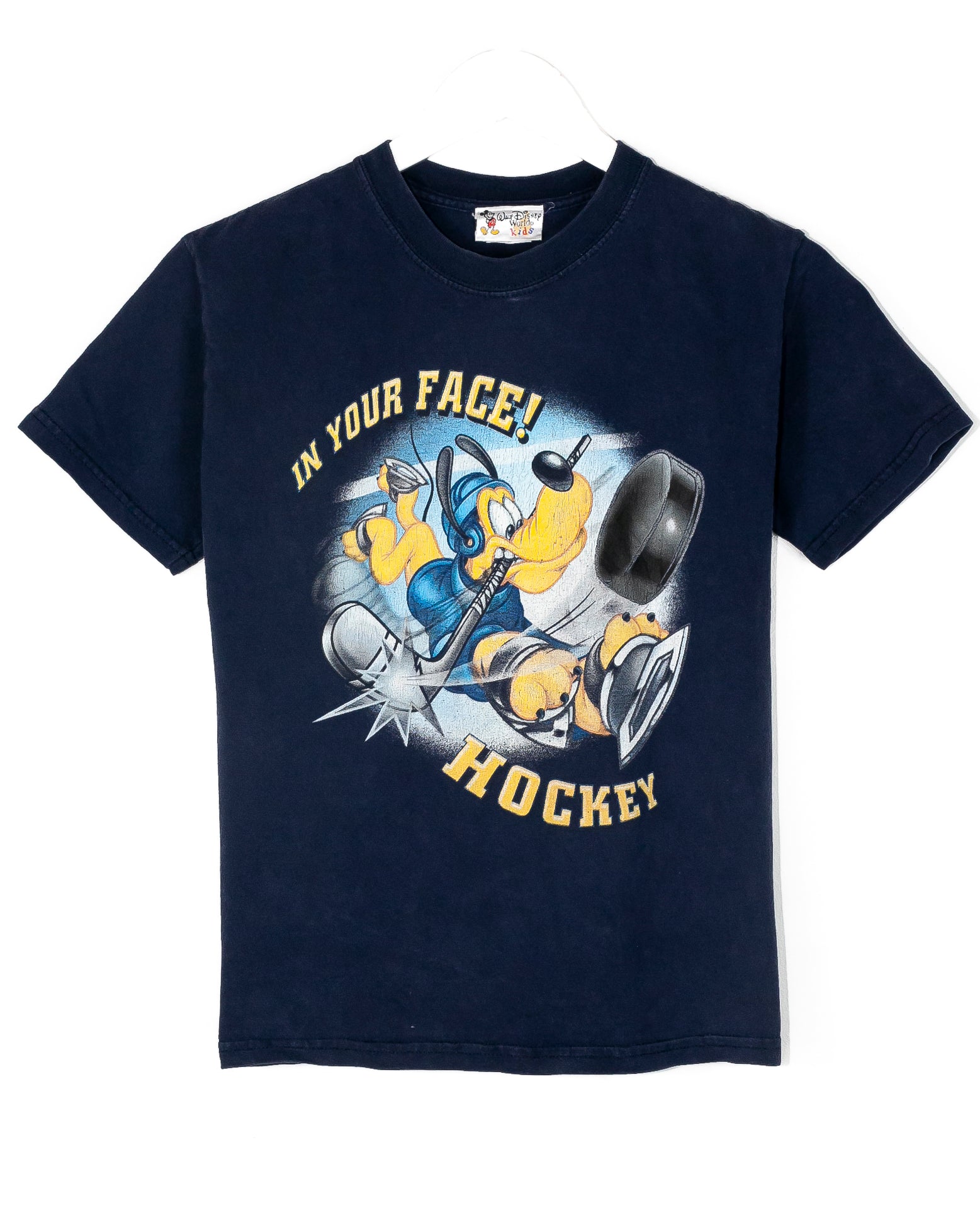 Vintage Cartoon Hockey T-Shirt (S)