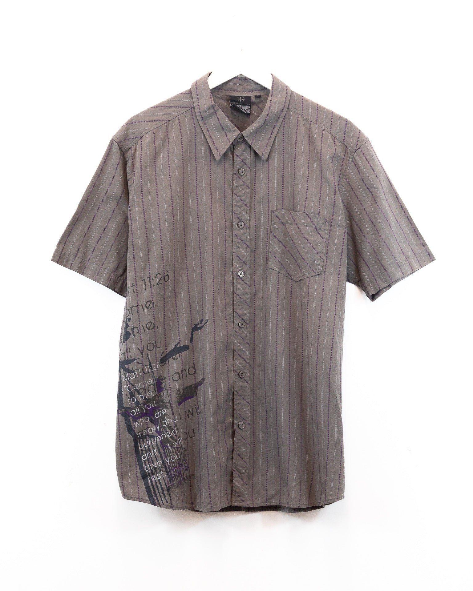 Vintage Y2K 00&#39;s Button Up Shirt (XL)