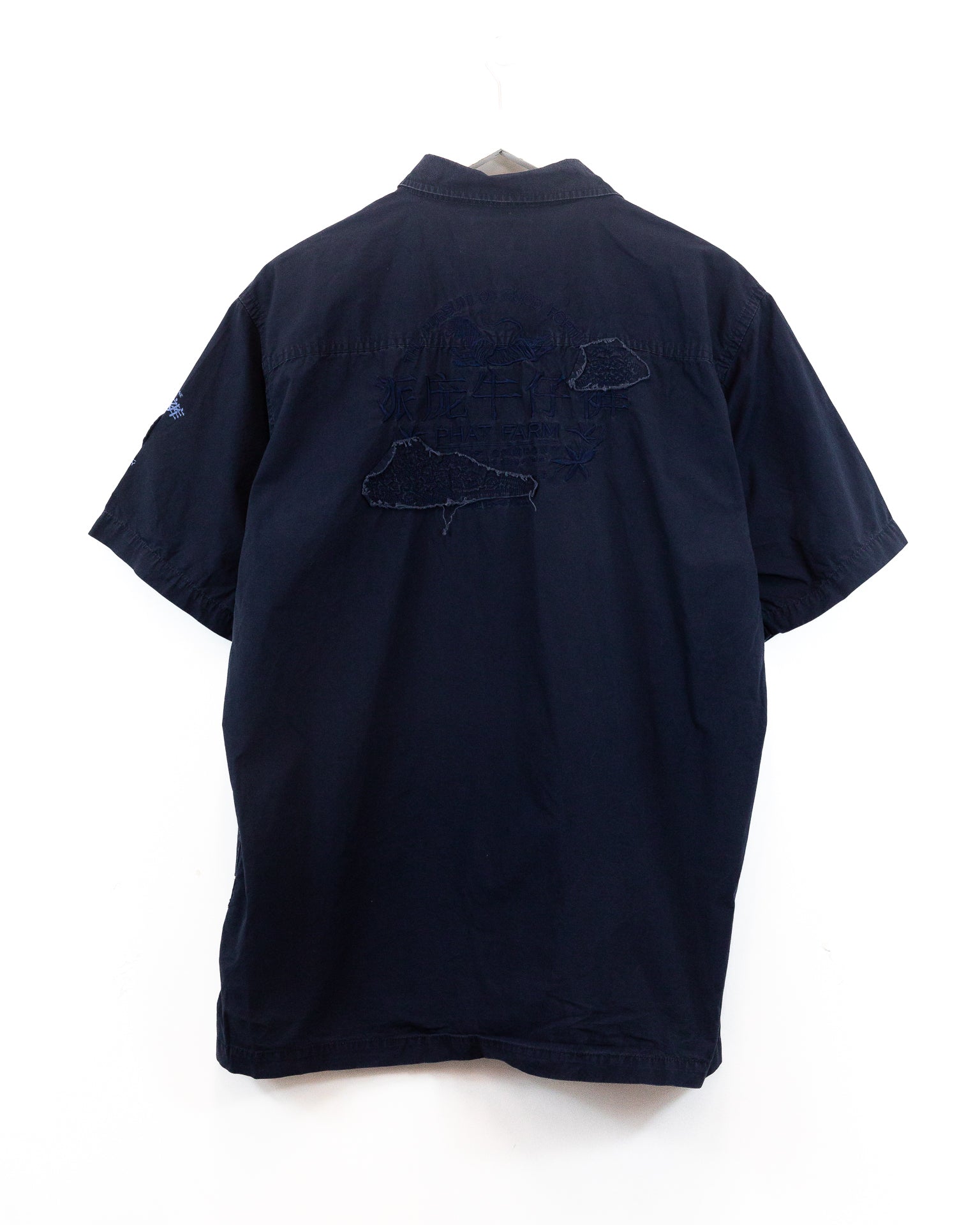 Vintage Phat Farm 00&#39;s Button Up Shirt (XL)