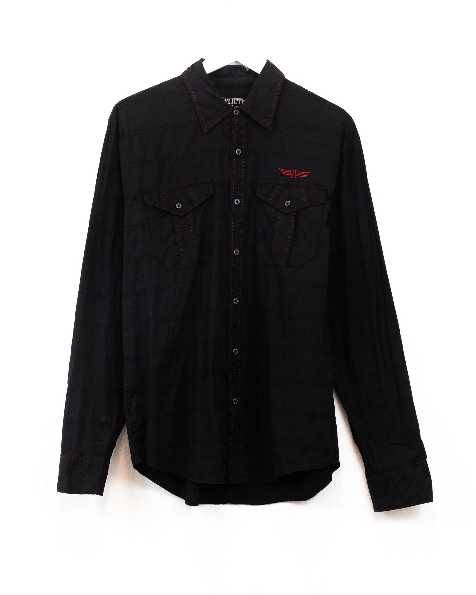 Vintage Affliction 00&#39;s Button Up Shirt (L/XL)