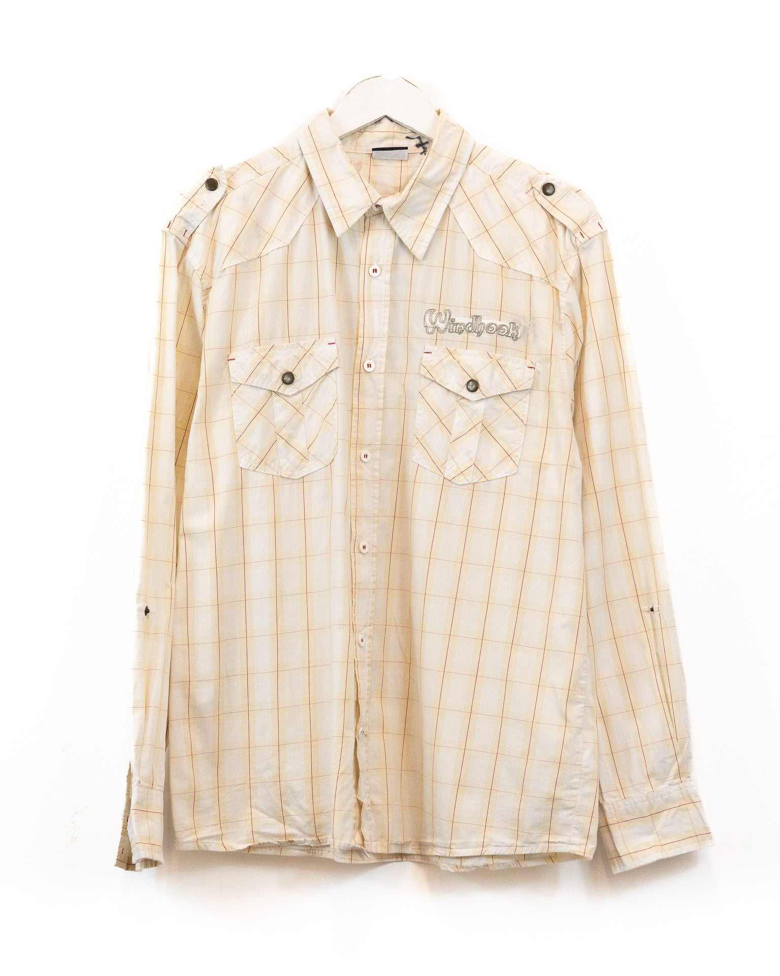 Vintage Y2K 00&#39;s Button Up Shirt (XL)